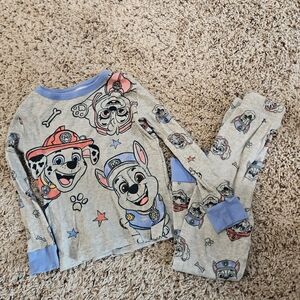Paw Patrol Toddler Tee in Light Blue and White